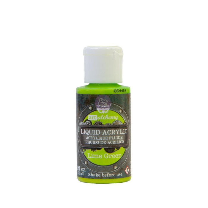 PRIMA ART ALCHEMY LIQUID ACRYLIC LIME GREEN - P968267