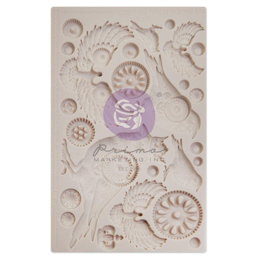 PRIMA DECOR MOULD 5 X 8 CLOCKWORK SPARROWS - P969493