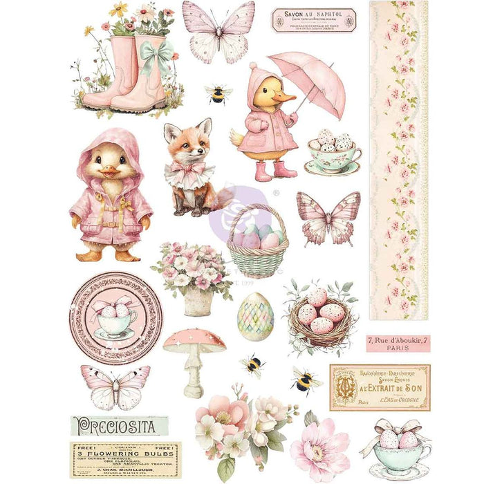 PRIMA SWEET SPRING COLLECTION A4 TRANSFER SHEET - P982201