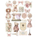 PRIMA BUTTONS AND KEEPSAKES COLLECTION A4 TRANSFER SHEET - P982454