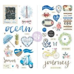 PRIMA CHIPBOARD STICKERS ST TROPEZ - P992781
