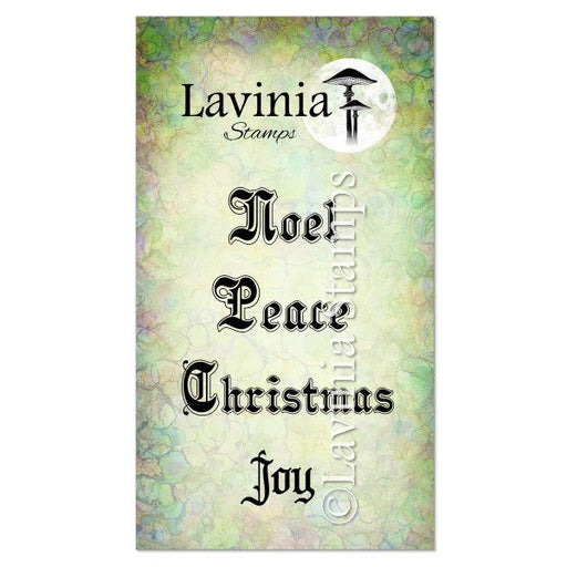LAVINIA STAMPS SEASONAL WORDS - LAV838
