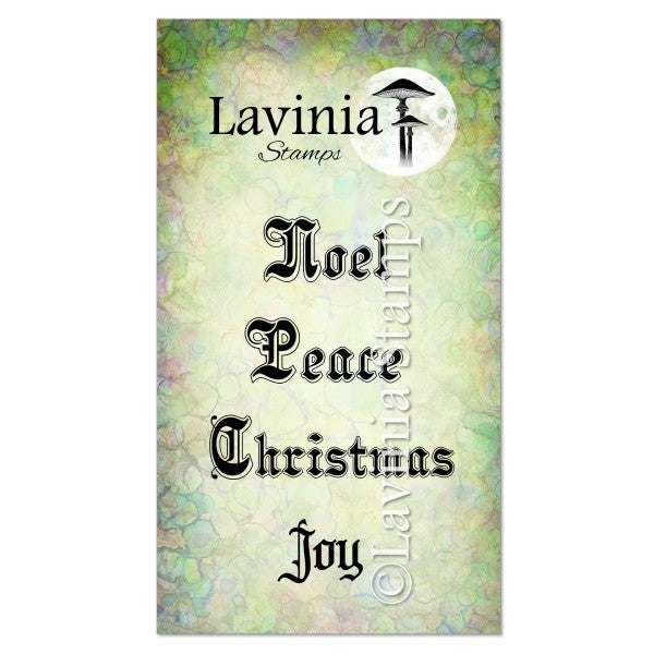 LAVINIA STAMPS SEASONAL WORDS - LAV838
