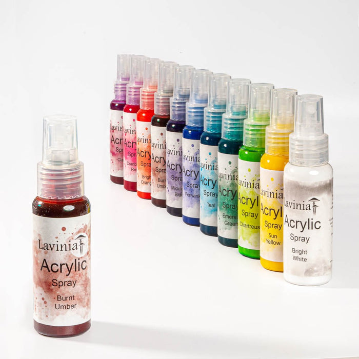 LAVINIA ACRYLIC SPRAY BURNT UMBER - LSA-8