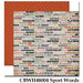 CARTA BELLA12X12 PAPER WORK PLAY HARD SPORT WORDS - CBWH48004