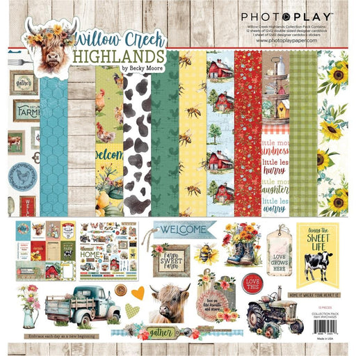 PHOTOPLAY 12 X12 PAPER PACK WILLOW CREEK HIGHLANDS - WCH4325
