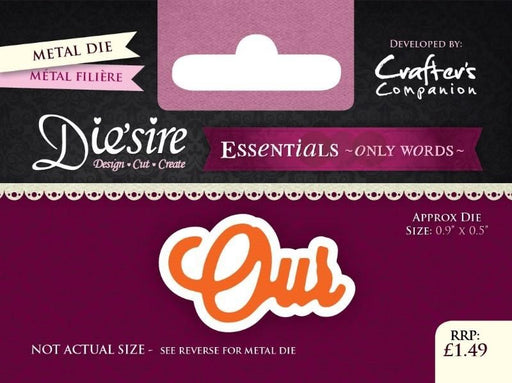 DIESIRE ESSENTIALS ON WORDS DIE OUR - DSEW04