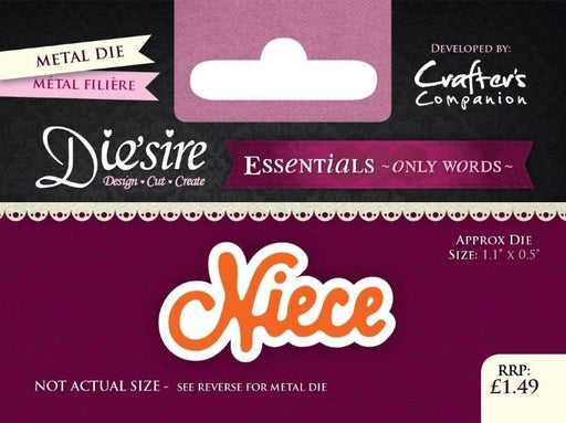 DIESIRE ESSENTIALS ON WORDS DIE NIECE - DSEW08