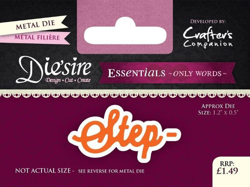 DIESIRE ESSENTIALS ON WORDS DIE STEP - DSEW14