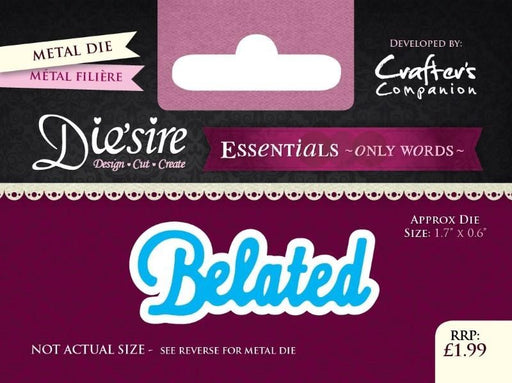 DIESIRE ESSENTIALS ON WORDS DIE BELATED - DSEW23