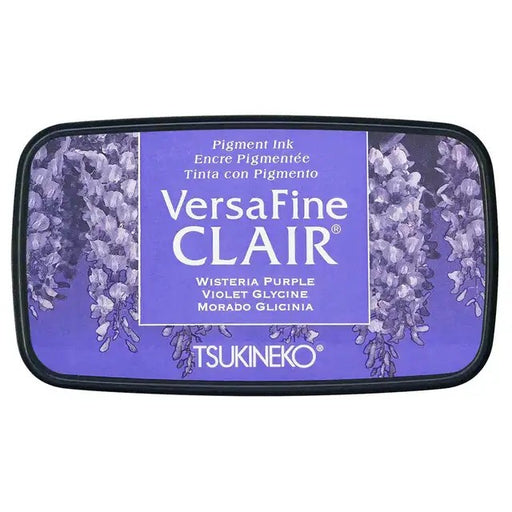 TSUKINEKO VERSA FINE CLAIR STAMP PAD WISTERIA PURPLE(PRE ORDER NOW SHIPPING LATE MARCH) - VF-CLA-105