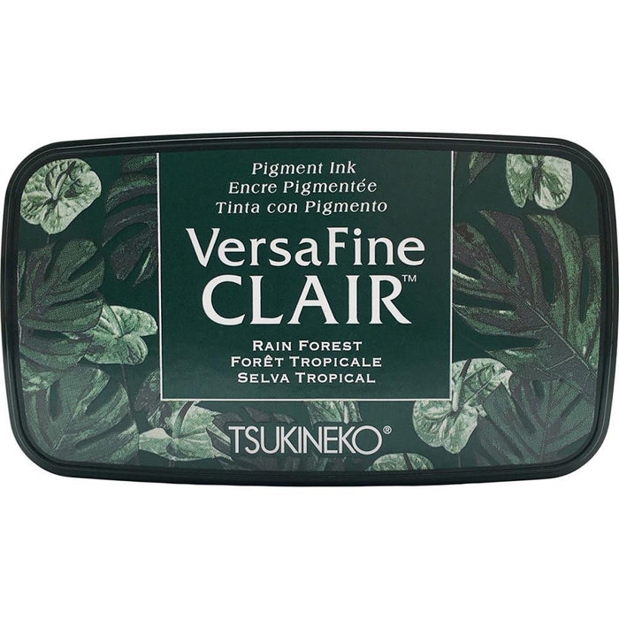 TSUKINEKO VERSA FINE CLAIR STAMP PAD RAIN FOREST - VFCLA551