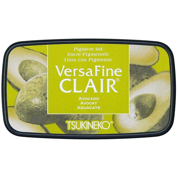 TSUKINEKO VERSA FINE CLAIR STAMP PAD AVOCADO - VF-CLA-554