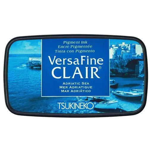 TSUKINEKO VERSA FINE CLAIR STAMP PAD ADRIATIC SEA(PRE ORDER NOW SHIPPING LATE MARCH) - VF-CLA-606
