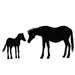 LAVINIA STAMPS HORSE AND FOAL - LAV006