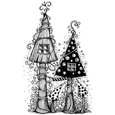 LAVINIA STAMPS FAIRY HOUSE - LAV030
