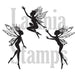 LAVINIA STAMPS THREE DANCING FAIRIES - LAV136A