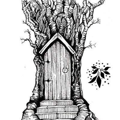 LAVINIA STAMPS FAIRY DOOR - LAV141