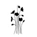 LAVINIA STAMPS WILD POPPIES - LAV189
