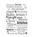 LAVINIA STAMPS CHRISTMAS WORDS - LAV196