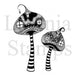 LAVINIA STAMPS ZEN TALL MUSHROOMS - LAV317