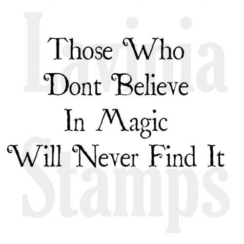 LAVINIA STAMPS BELIEVE IN MAGIC - LAV344