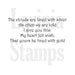 LAVINIA STAMPS SILVER LINING - LAV347