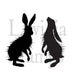 LAVINIA STAMPS WOODLAND HARES - LAV409