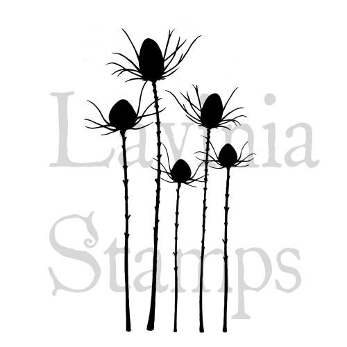 LAVINIA STAMPS SILHOUETTE THISTLE - LAV411
