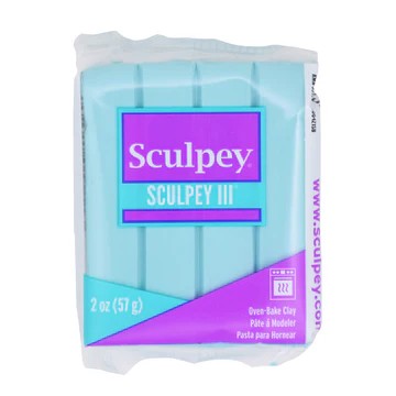 SCULPEY III  1.7OZ CLAY AQUA - 162-055