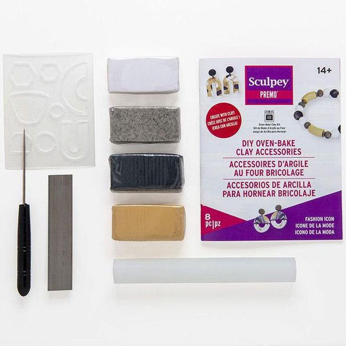 SCULPEY PREMO KIT DIY FASION ICON - PE 4042