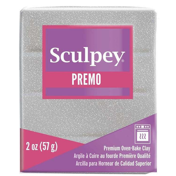 PREMO SCULPEY 57G CLAY WHITE GOLD GLITTER - 166-5132