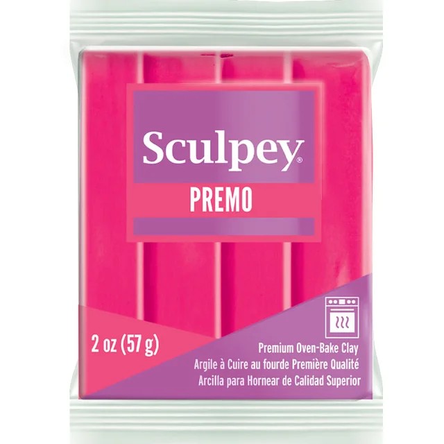 PREMO SCULPEY 57G CLAY FLUORESCENT PINK - 166-5503