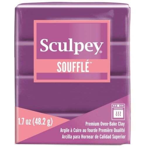 SCULPEY SOUFFLE 1.7OZ CLAY GRAPE - SU6002