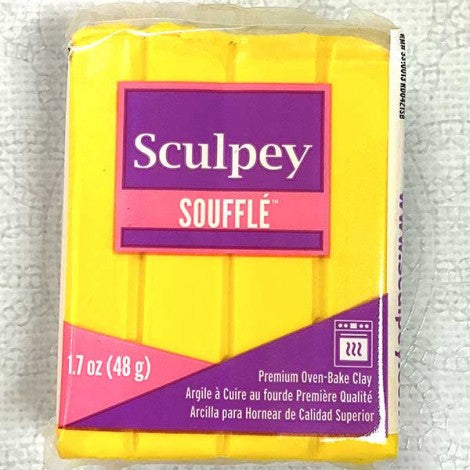 SCULPEY SOUFFLE 1.7OZ CLAY CADMIUM YELLOW  - SU6079