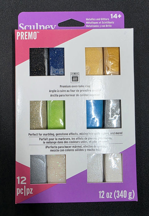 SCULPEY PREMO PACK 12 PC MIXED EFFECT - PE VMS-12