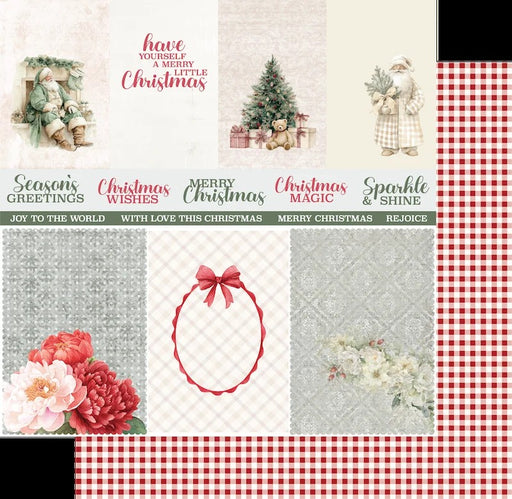 UNIQUELY CREATICE CHRISTMAS KEEPSAKES COLLECTION 12 X 12 PAPER FESTIVE MEMORIES -UCP3212
