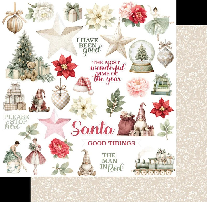 UNIQUELY CREATICE CHRISTMAS KEEPSAKES COLLECTION 12 X 12 PAPER GOOD TIDINGS -UCP3213