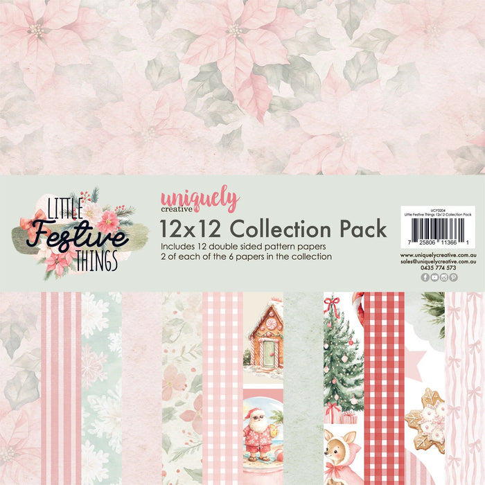 UNIQUELY CREATIVE LITTLE FESTIVE THINGS 12 X 12 COLLECTION PACK - UCP3204