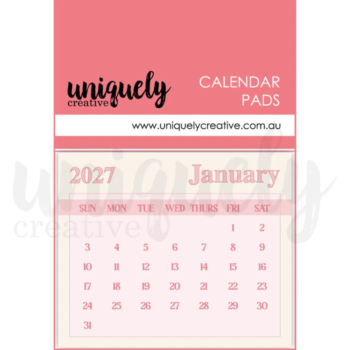 UNIQUELY CREATIVE 2027 CALENDER PADS - UCE2236