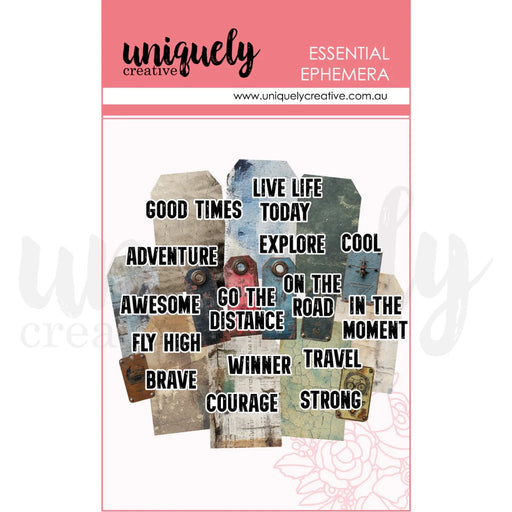 UNIQUELY CREATIVE GRUNG TAGS AND TITLES EPHEMERA - UCE2224