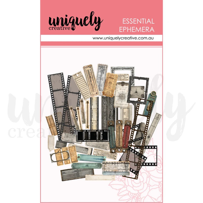 UNIQUELY CREATIVE ACETATE RUSTIC EPHEMERA - UCE2223