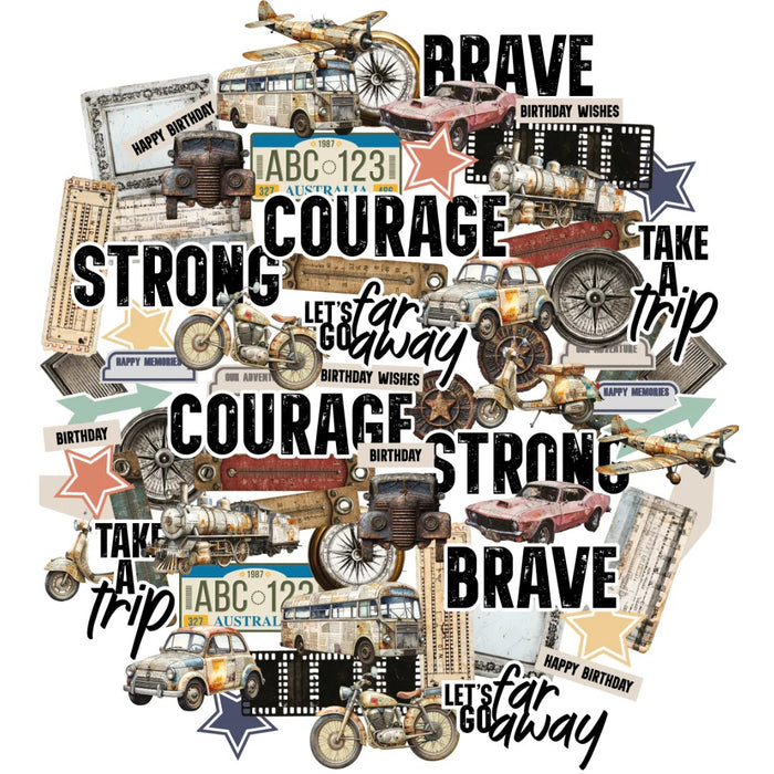 UNIQUELY CREATIVE WINGS AND WHEELS CREATIVE CUTS - UCP3160