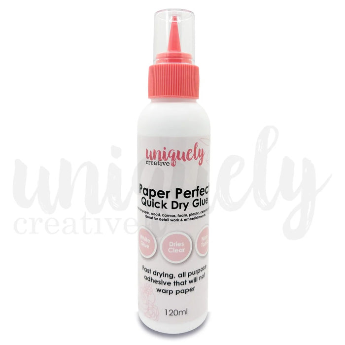UNIQUELY CREATIVE PAPER PERFECT QUICK DRY GLUE 120ML - UCE2192