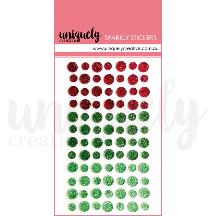 UNIQUELY CREATIVE CHRISTMAS CHRISTMAS CRYSTAL STICKERS  - UCE2116