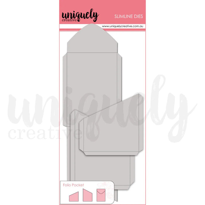 UNIQUELY CREATIVE  FOLIO POCKER DIE - UCD2195