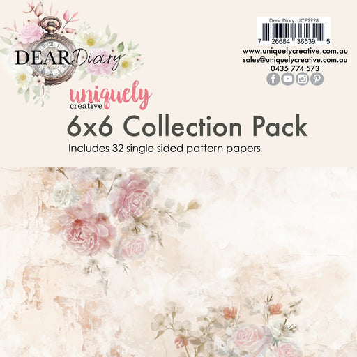UNIQUELY CREATIVE  DEAR DIARY COLLECTION 6 X 6  PAPER PAD-  UCP2928