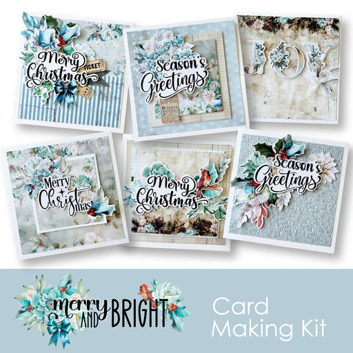 UNIQUELY CREATIVE MERRY AND BRIGHT CARD MAKING KIT- UCSC1888