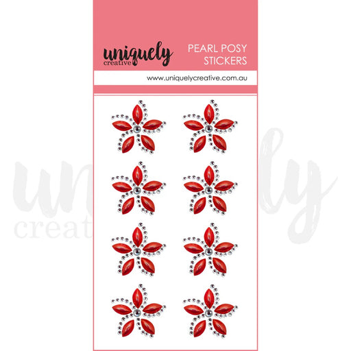 UNIQUELY CREATIVE PEARL POSY STICKERS  - UCE2045