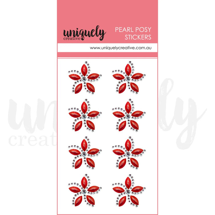 UNIQUELY CREATIVE PEARL POSY STICKERS  - UCE2045
